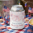 Search for red white blue can coolers 4th of july