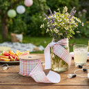 Search for pink plaid ribbon Elegant