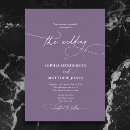 Search for lavender and silver wedding invitations Elegant