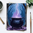 Search for witch cauldron postcards Spooky