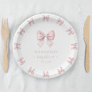Search for pink bow plates Coquette