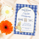 Search for little duckling invitations Gingham