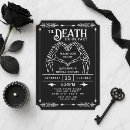 Search for spooky bridal shower invitations Gothic