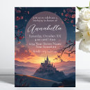 Search for enchanted castle invitations Fairy tale party