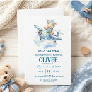 Search for blue plane invitations For kids