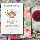 Search for bubbly baby shower invitations Tea party