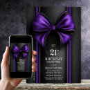 Search for stylish 21st birthday invitations Modern