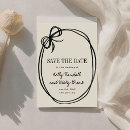 Search for chic wedding save the dates Modern minimalist