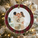 Search for plaid christmas tree decorations Tartan