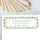 Search for plaid return address labels Gender neutral