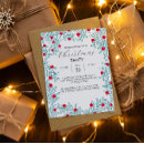 Search for pine branch invitations Red berries