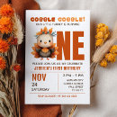 Search for turkey birthday invitations Gobble gobble