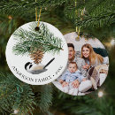 Search for pine christmas tree decorations Family photo