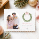Search for pink christmas cards Coquette