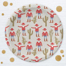 Search for santa claus paper plates Cowboy