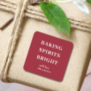 Search for christmas baking stickers Red