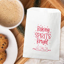 Search for christmas cookie favour bags Baking spirits bright