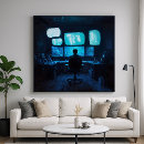 Search for computer posters Blue