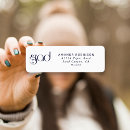 Search for class of return address labels Minimalist