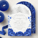 Search for blue butterfly invitations Mis quince anos