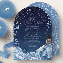 Search for celestial quinceanera invitations Night under the stars