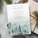 Search for watercolor mountains wedding invitations Boho