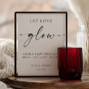 Search for let love glow Black and white