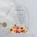 Search for colorful wedding invitations Floral