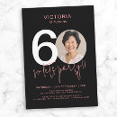 Search for modern 60th birthday invitations Chic