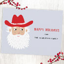 Search for rodeo christmas cards Santa claus