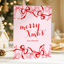 Search for girly christmas cards Coquette