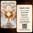 Search for angel wing business cards Psychic
