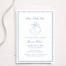Search for anchor baby shower invitations Minimal