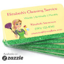Search for cleaning lady business cards Cleaner