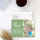 Search for change of address card postcards New home