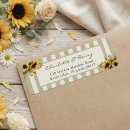 Search for country sunflower return address labels Modern