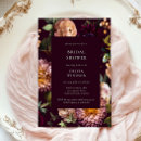 Search for moody floral invitations Burgundy