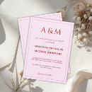 Search for pink wedding invitations Couple
