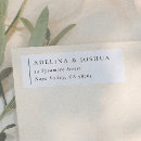 Search for elegant black return address labels Modern minimalist