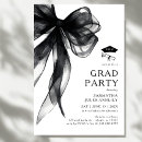 Search for trendy graduation invitations Black and white
