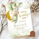 Search for green baby boy shower invitations Mother to be