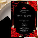 Search for red rose quinceanera invitations Daughter