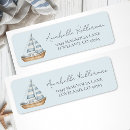 Search for sailboats return address labels For her