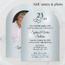 Search for surprise 25th anniversary invitations Modern