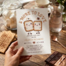 Search for smore baby shower invitations Bonfire