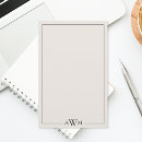 Search for monogram stationery paper Simple