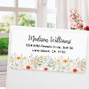 Search for elegant flowers return address labels Trendy