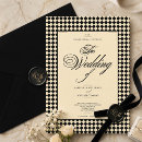Search for black ivory wedding invitations Vintage