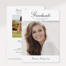 Search for classy graduation invitations Black and white