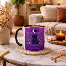 Search for celestial cat mugs Starry night